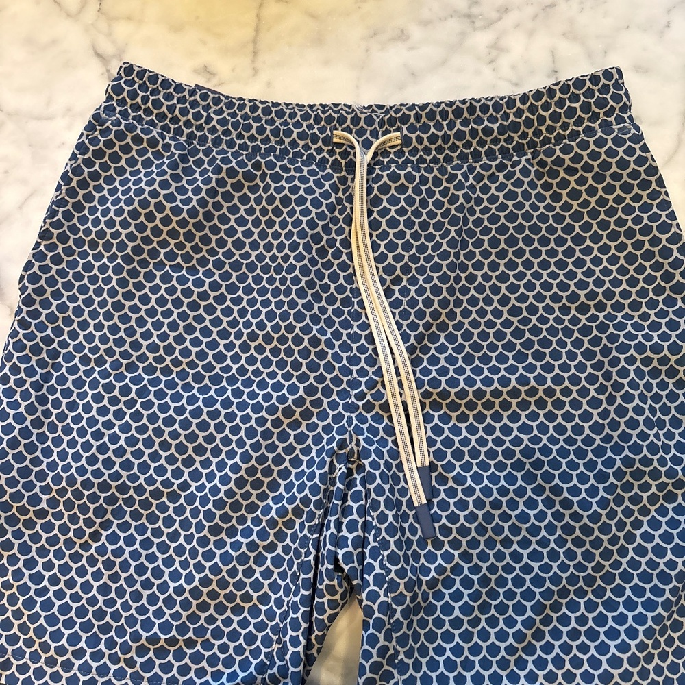 Faherty lined mens swim trunks size S